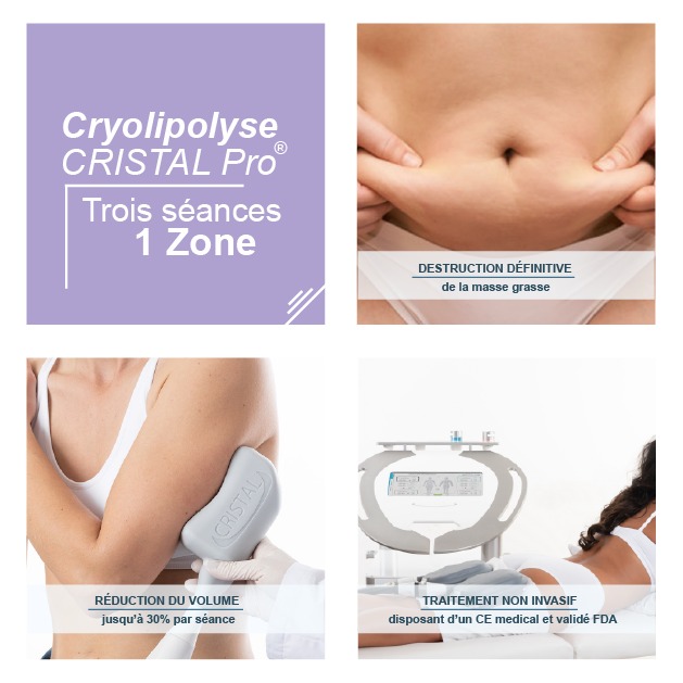 Cryolipolyse pack 3 séances 1 zone dans votre centre CryoAdvance à Annecy